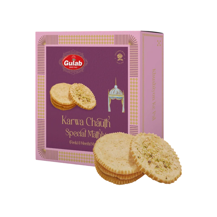 Gulab Sweets Karwa Chauth Special Mathri/Matthi (2 Pieces) Special Offer