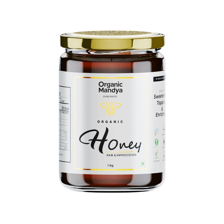 Organic Mandya Raw & Unprocessed Organic Honey