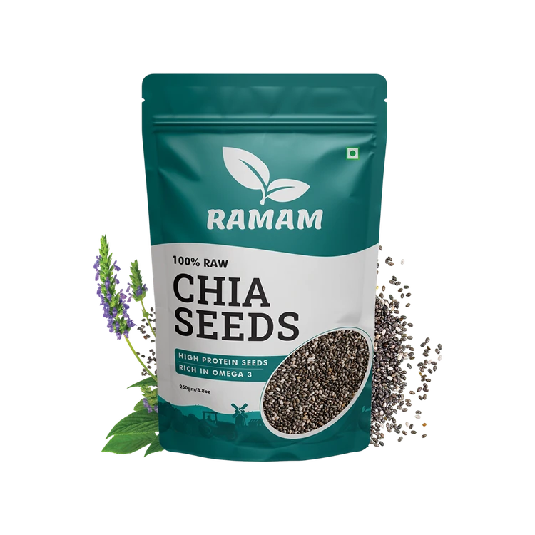 Ramam Group 100% Raw Chia Seeds (Chia Beeja)
