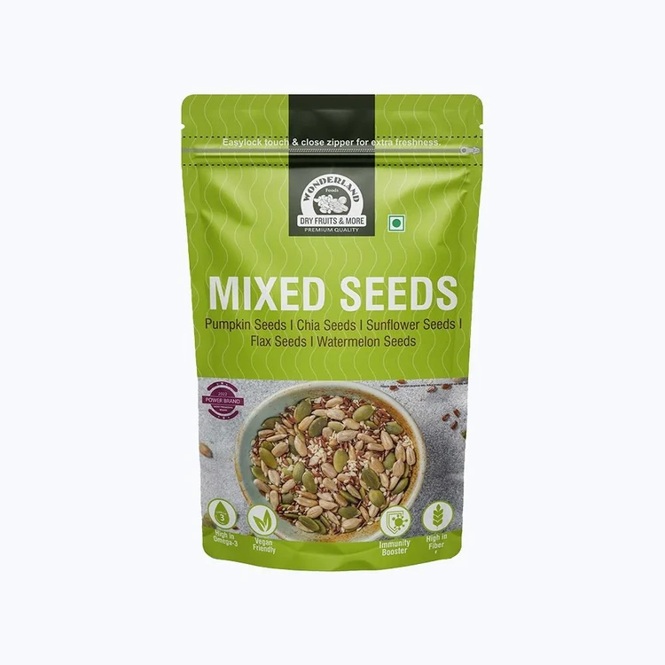 Wonderland Foods Seeds Mix - Pumpkin, Chia, Flax