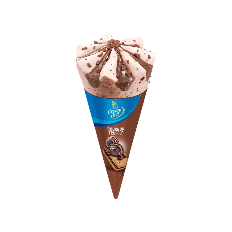 Cream Bell Bourbon Truffle Frozen Dessert Cone