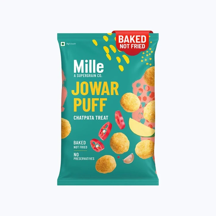 Mille Jowar Puffs (Chatpata Treat)