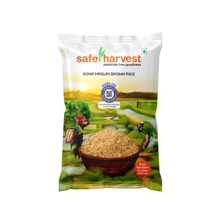 Safe Harvest Unpolished Pesticide-Free Brown Rice
