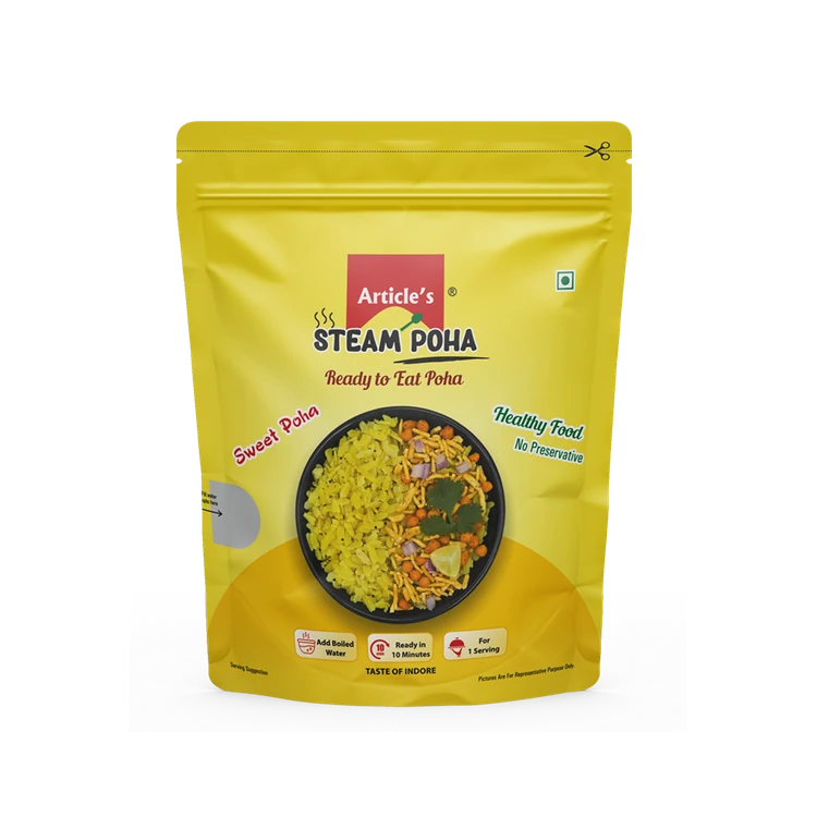Article's Steam Poha Ready to Eat