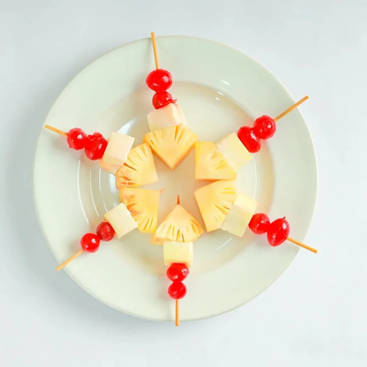 Cheese Pineapple Cherry by Pluckk