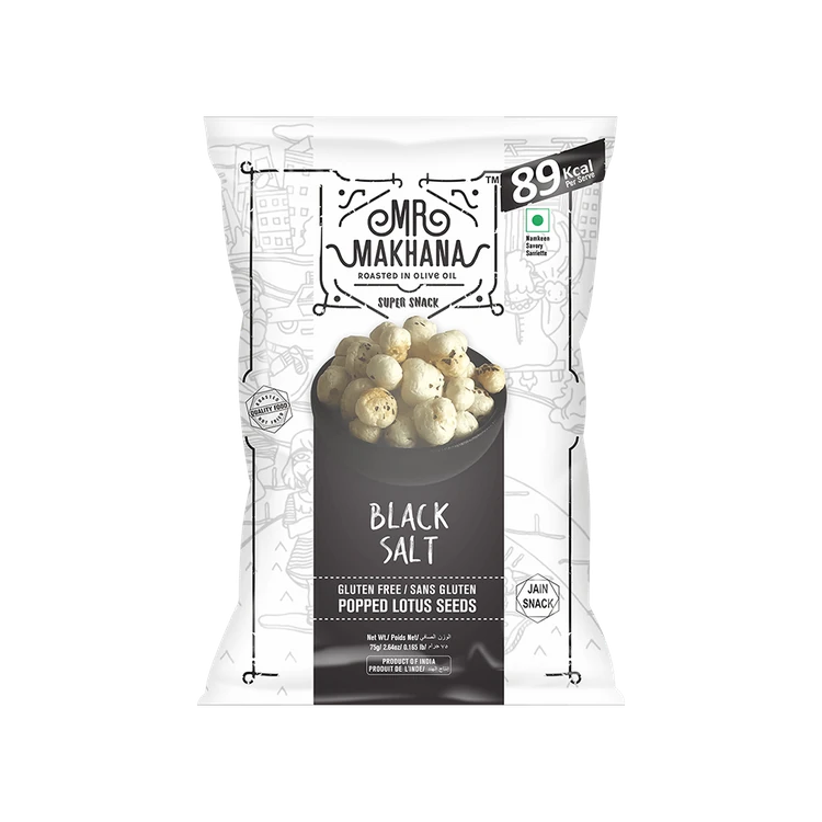 Mr. Makhana Black Salt Flavoured Makhana