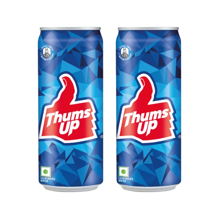 Thums Up Cola Soft Drink (300 ml) - Pack of 2