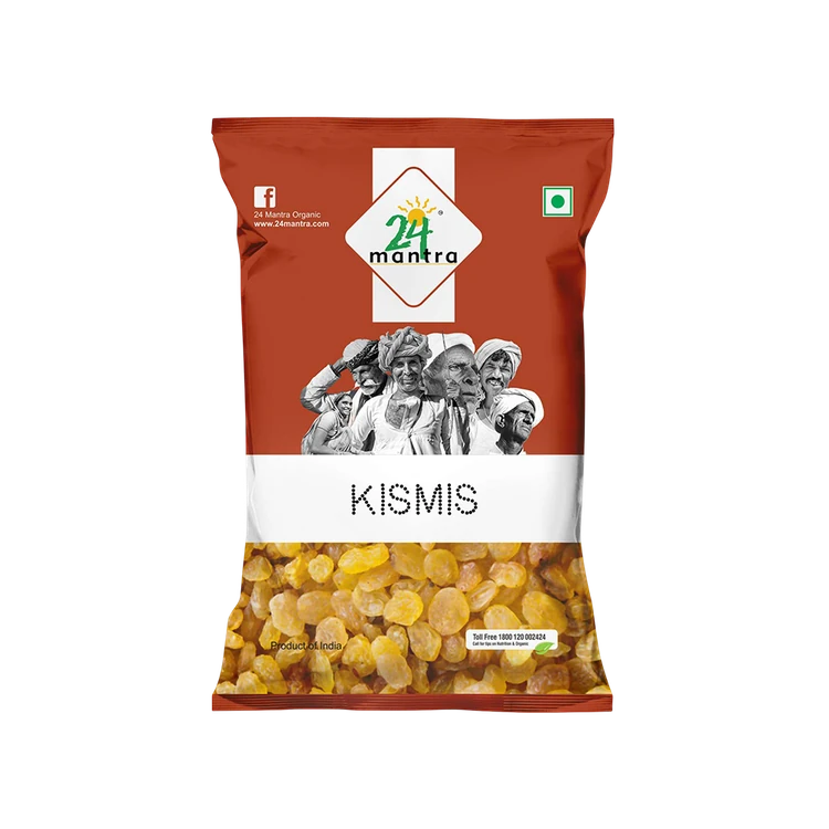 24 Mantra Organic Seedless Raisins, / Kismis