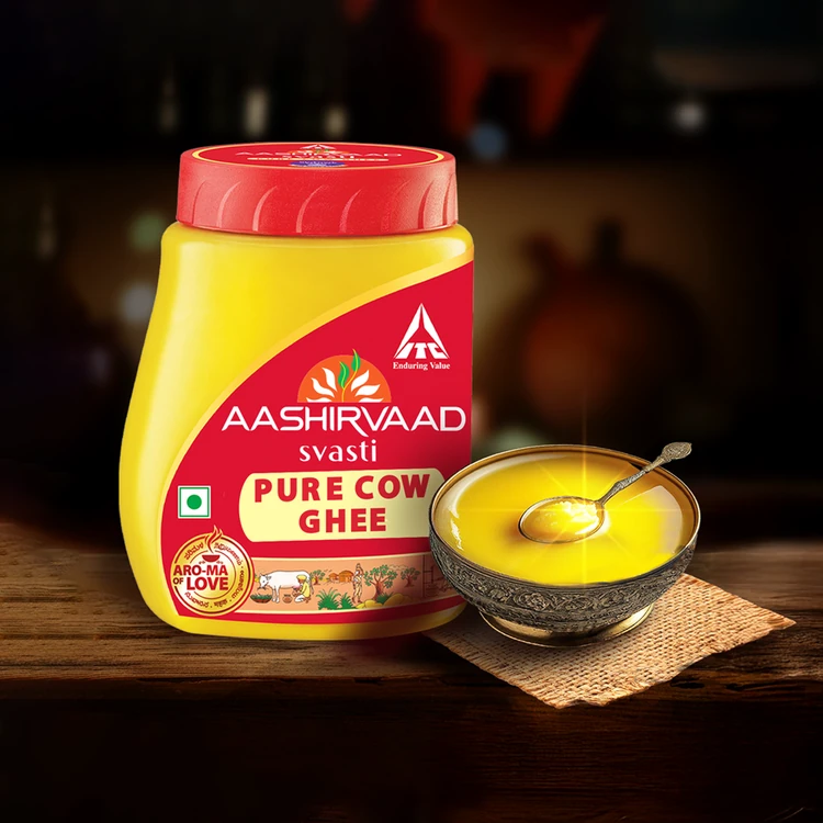 Aashirvaad Svasti Pure Cow Ghee (Hasuvina Tuppa)
