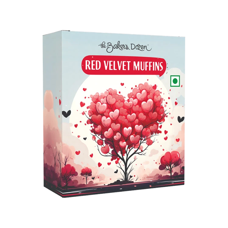 The Baker's Dozen Red Velvet Muffin
