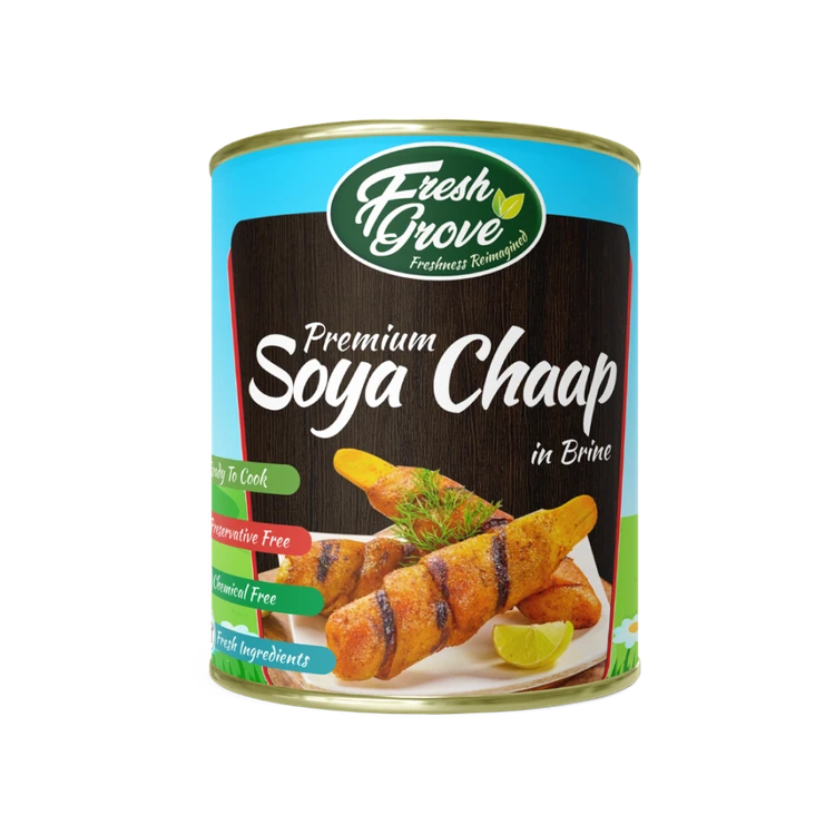 FreshGrove Premium Soya Chaap in Brine