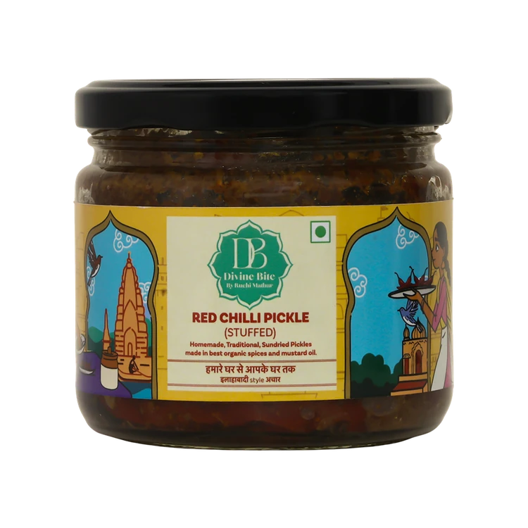 Divine Bite Red Chilli Pickle