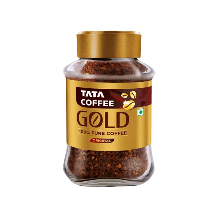 Tata Coffee Gold 100% Pure Instant Coffee (Original)