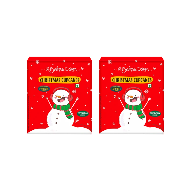 The Baker's Dozen Christmas Muffin - Pack of 2