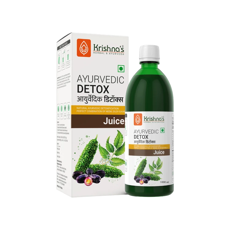 Krishna's Herbal & Ayurveda Detox Supplement Juice