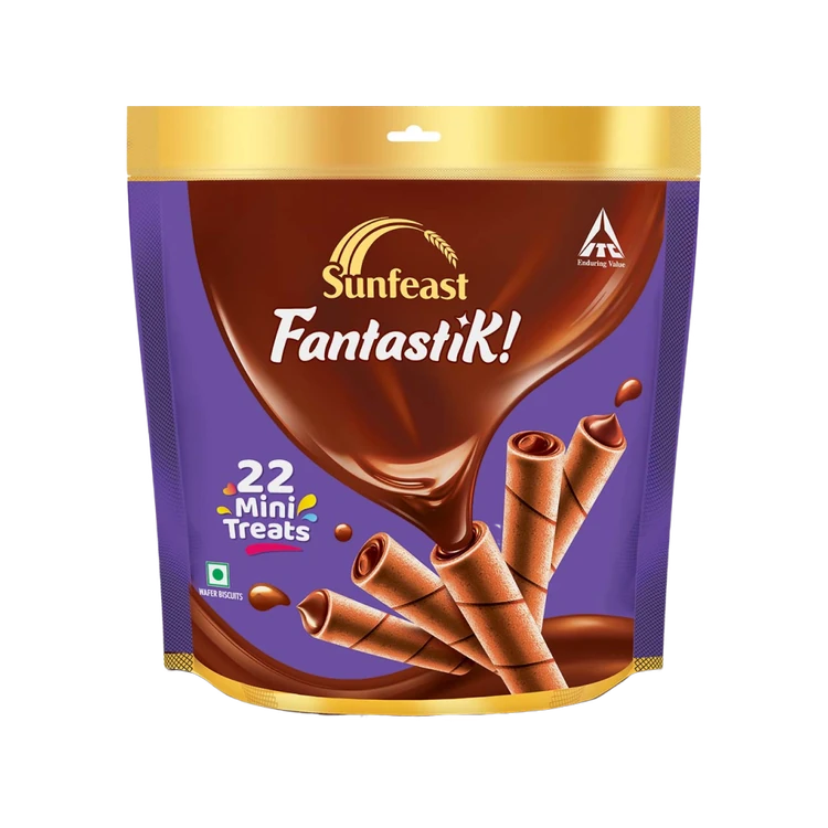 Sunfeast Fantastik Mini Treats (Homepack) Wafer Roll