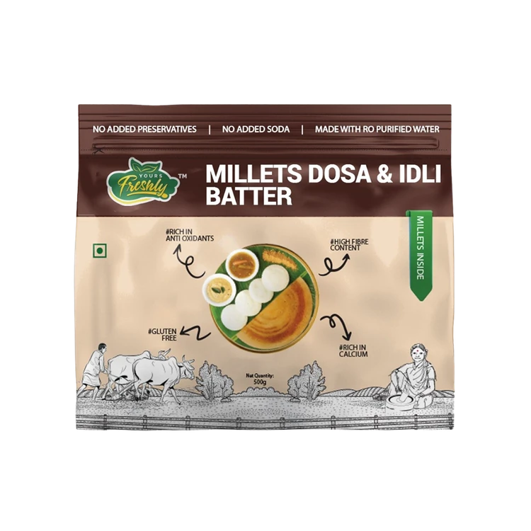 Yours Freshly Millets Dosa and Idli Batter