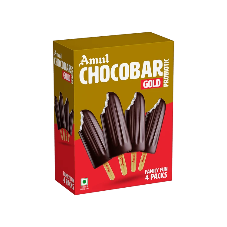Amul Gold Gold Probiotic Chocobar Ice Cream Stick