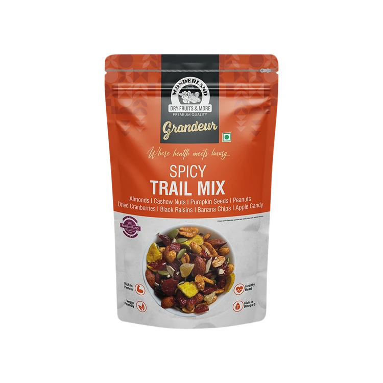 Wonderland Foods Spicy Trail Mix - Nuts & Seed Mix