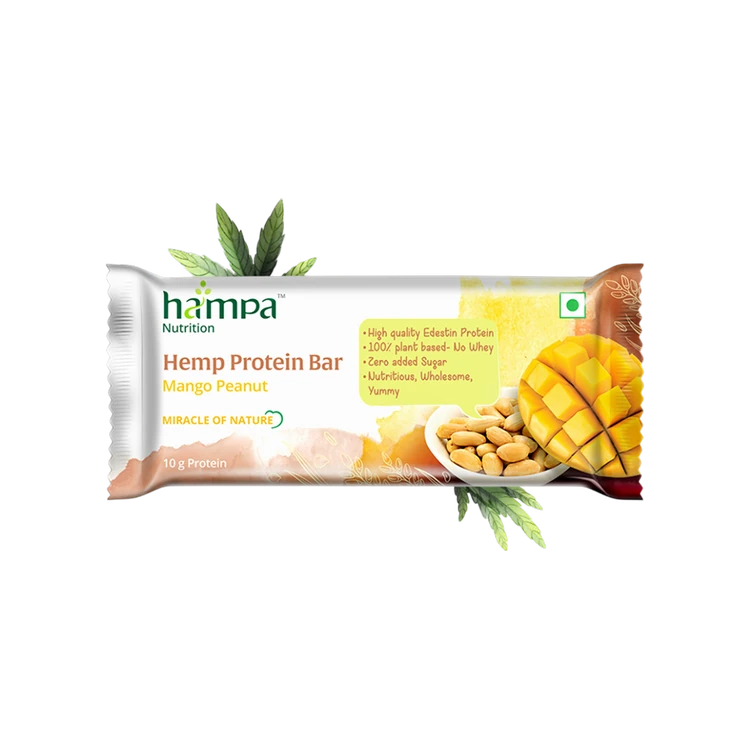 Hampa Hemp Protein Bar - Mango Peanut