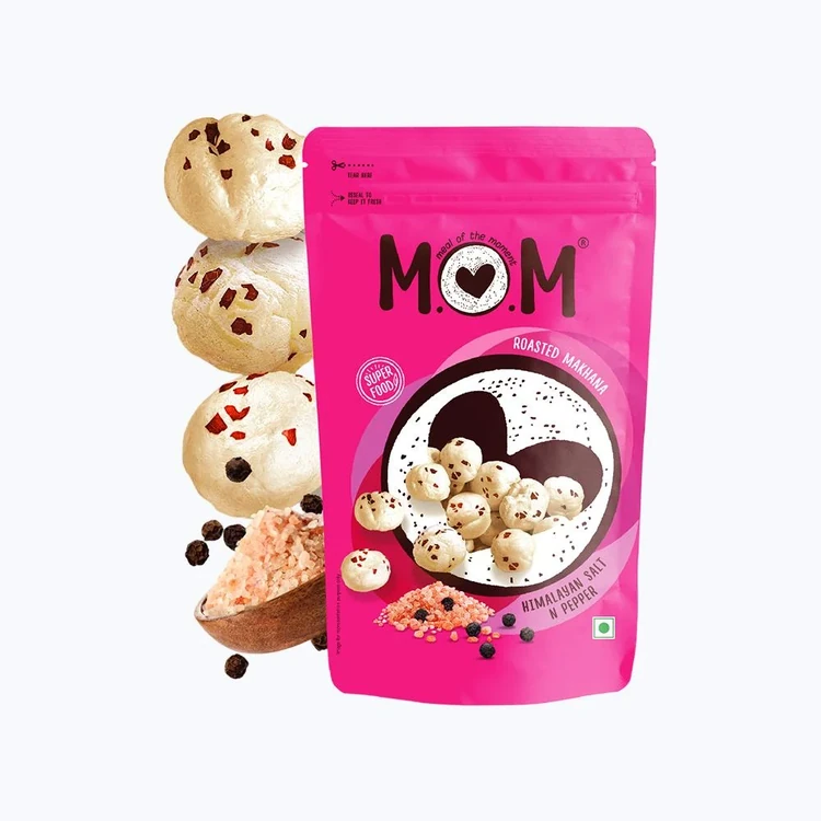 Himalayan Salt & Pepper Roasted Makhana by MOM - Meal Of The Moment