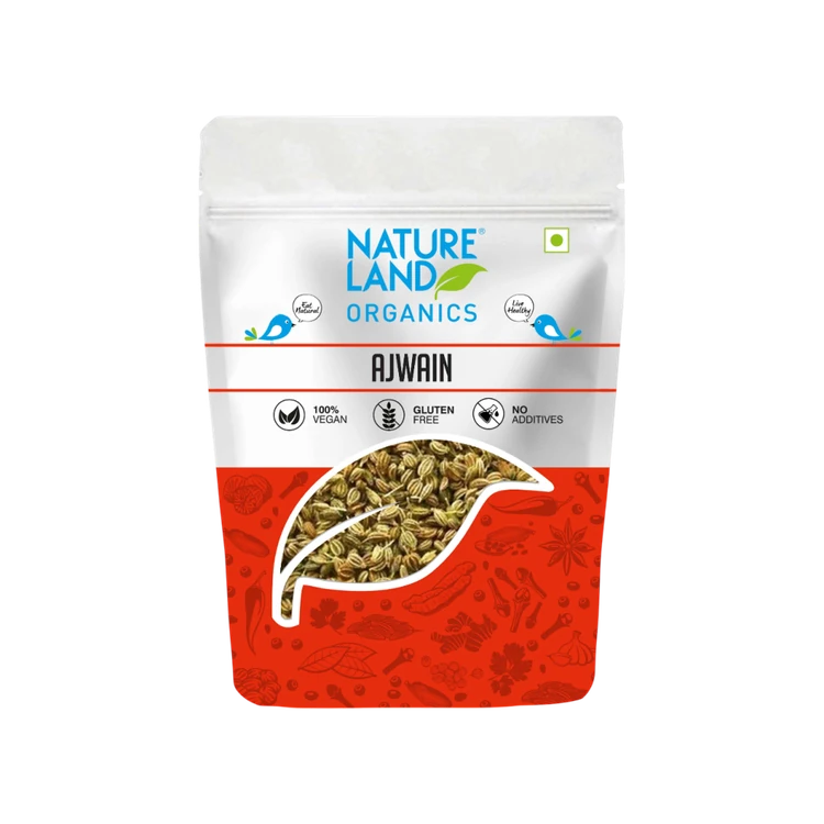Natureland Carom Organic Ajwain Seeds