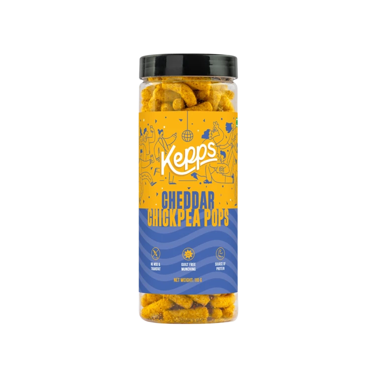 Kepps Cheddar Chickpeas Pops