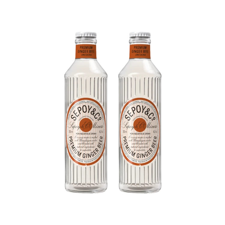 Sepoy & Co. Premium Ginger Non-Alcoholic Beer - Pack of 2