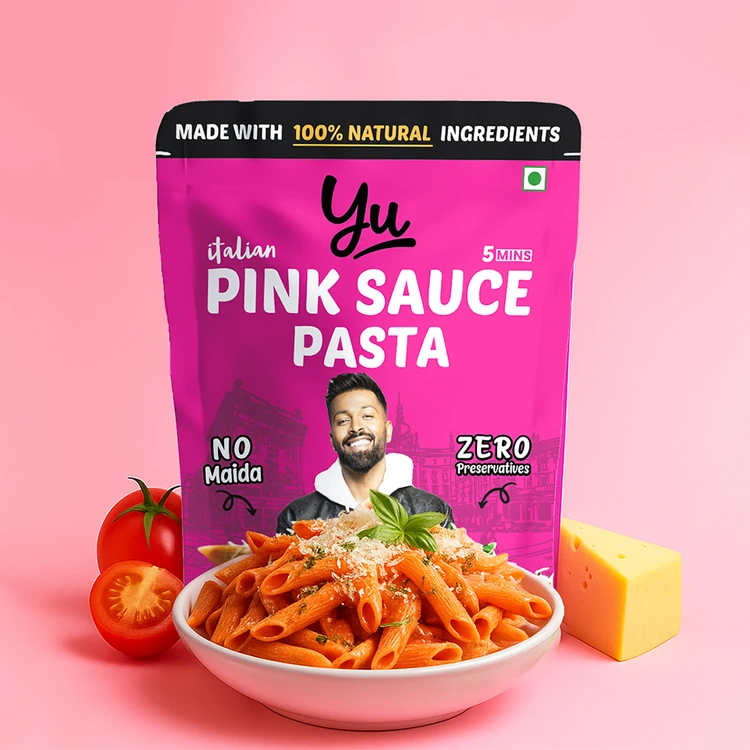 Yu Pink Sauce Instant Wheat Pasta (Penne)
