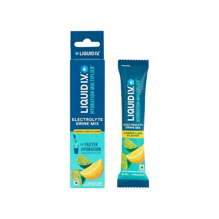 Liquid IV Hydration Multiplier Electrolyte Drink Mix - Lemon Lime