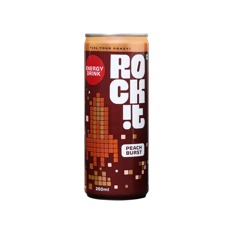 Rockit Peach Burst Energy Drink