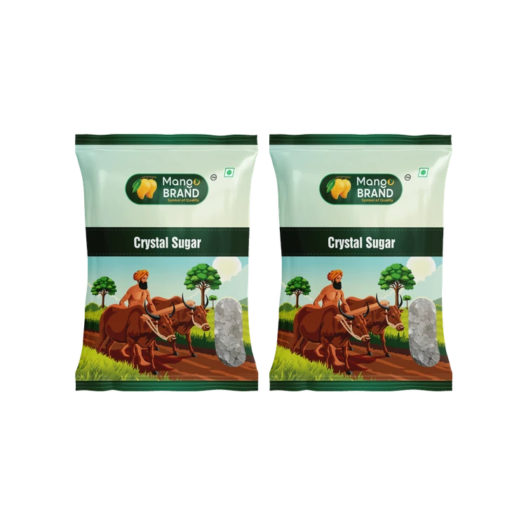 Mango Premium Refined Crystal Sugar - Pack of 2 (Sakkare)