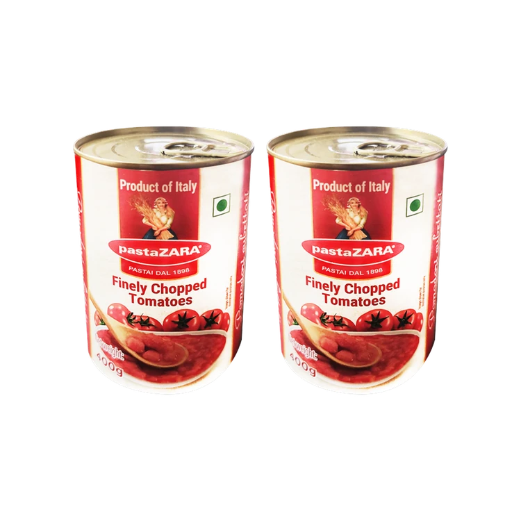 pastaZara Finely Chopped Tomatoes - Pack of 2