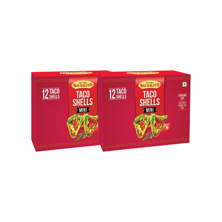 Salsalito Mini Taco Shells - Pack of 2
