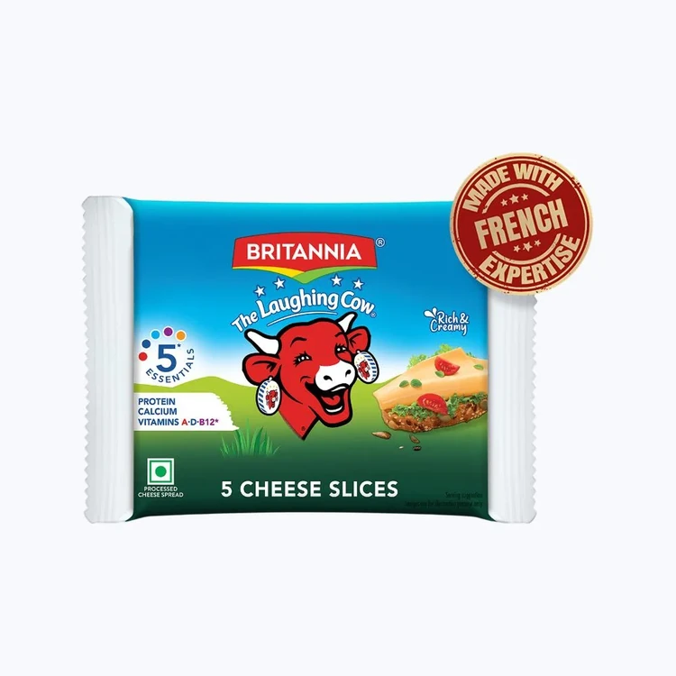 Britannia Laughing Cow Cheese Slices (90 g)