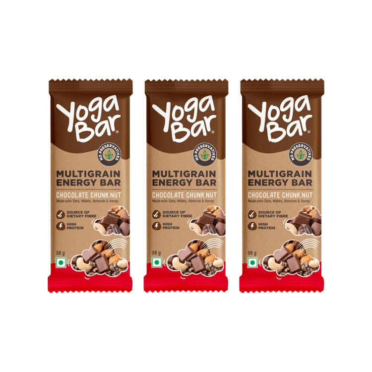 Yoga Bar Chocolate Chunk Nut Multigrain Energy Bar (35 g) - Pack of 3