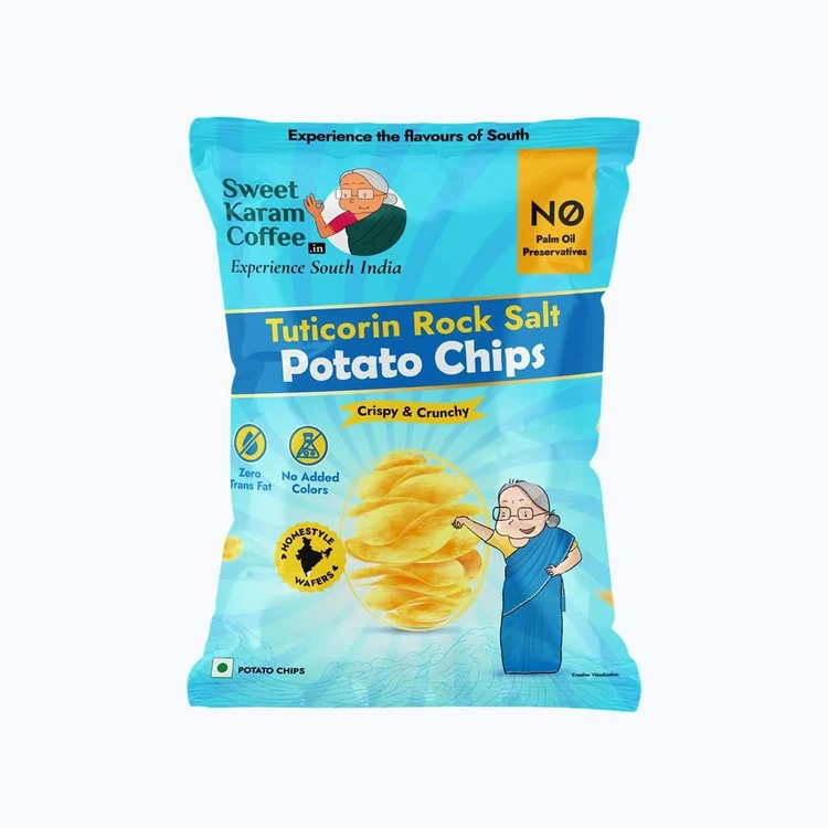 Sweet Karam Coffee Tuticorin Rock Salt Potato Chips