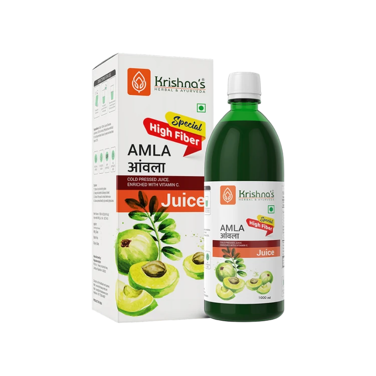 Krishna’s High Fibre Fresh Amla Juice