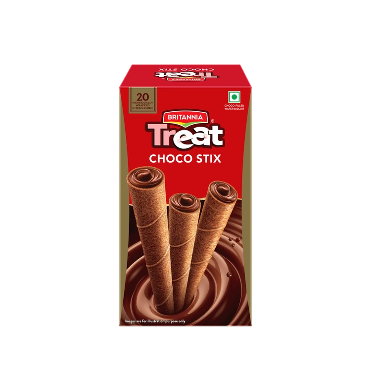 Britannia Treat Choco Stix Wafer Roll