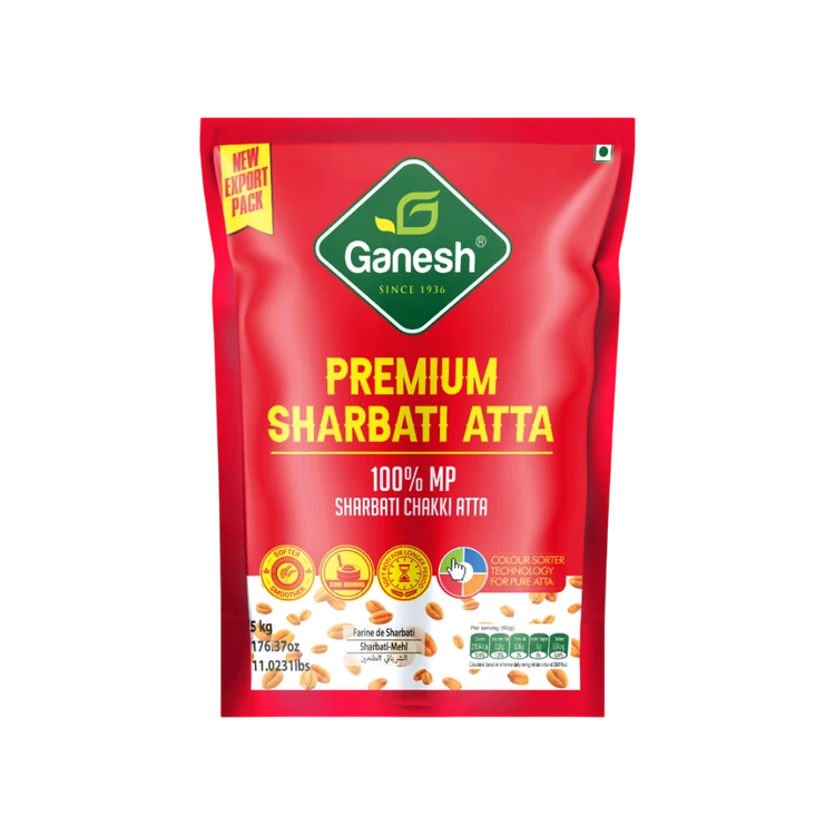 Ganesh Whole Wheat Premium Sharbati Atta
