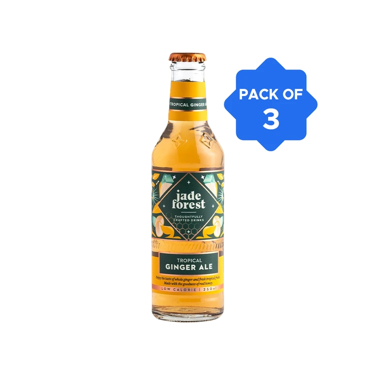 Jade Forest Tropical Ginger Ale - Pack of 3