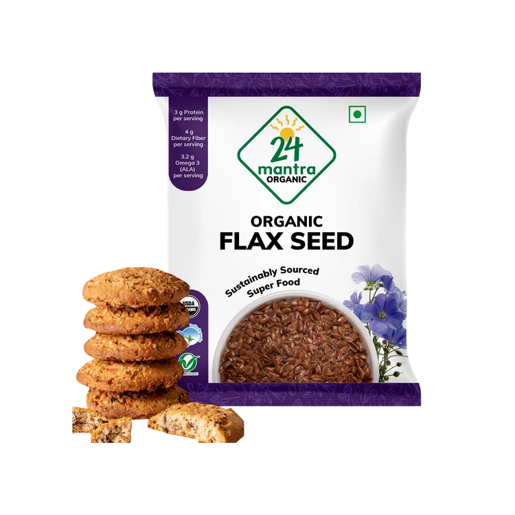24 Mantra Organic Flax Seeds