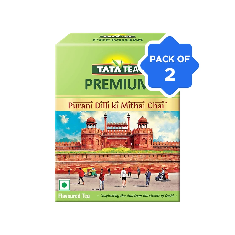 Tata Tea Premium Purani Dilli Ki Mithai Tea - Pack of 2