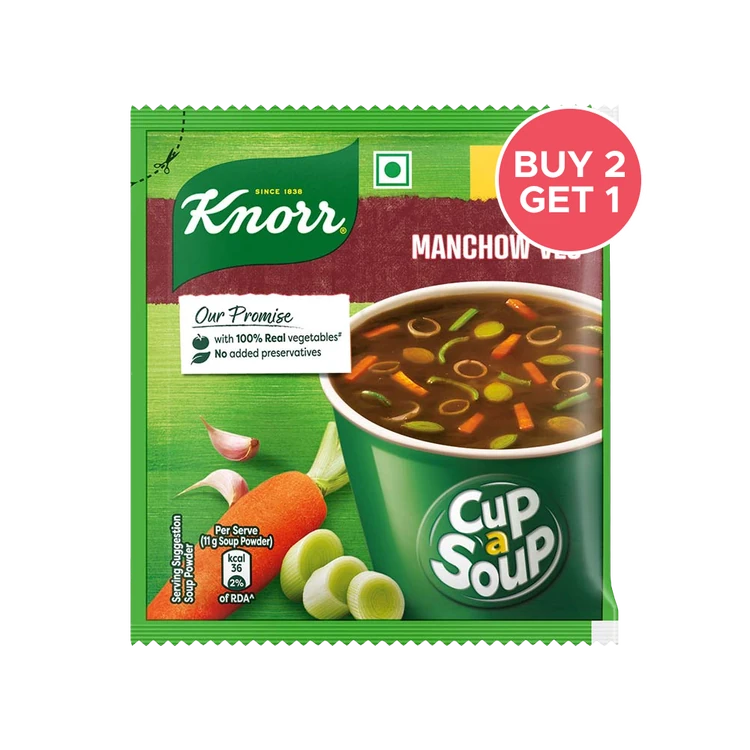 Knorr Manchow Veg Soup - Buy 2 Get 1 Free