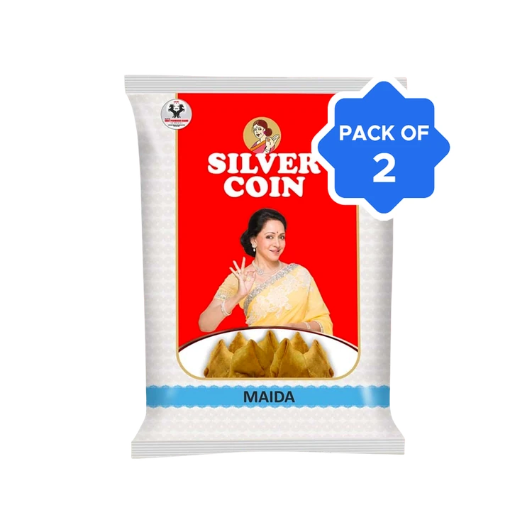 Silver Coin Maida - Pack of 2 (Maida Hittu)