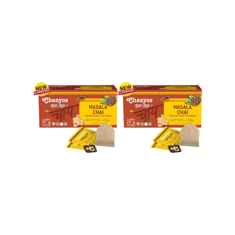 Chaayos Masala Chai Tea Bags - Pack of 2