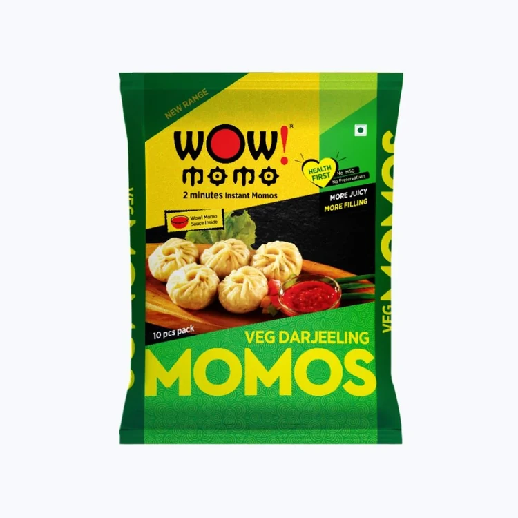 Wow! Momo Veg Darjeeling Momos (Frozen)