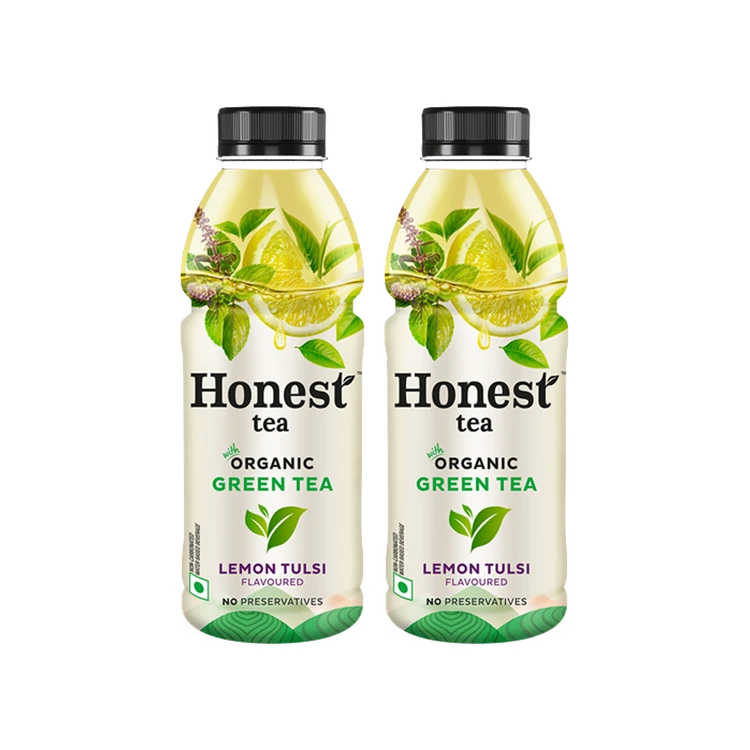 Honest Tea Lemon Tulsi Organic Green Tea - Pack of 2