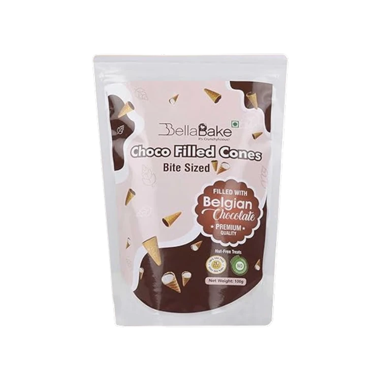 Bellabake Belgian Chocolate Filled Cones