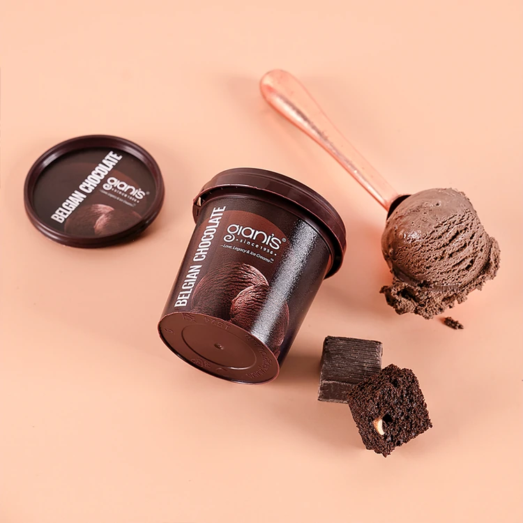 Giani's Belgian Chocolate Ice Cream Cup